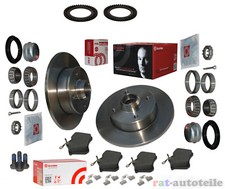 Bremsen SET 245mm+Radlagersatz+2xABS Ring Hinten AUDI A4 8D2  B5 Avant 