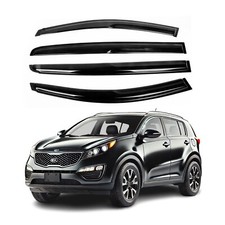 Fits Kia Sportage 2011-2016 Side Window Visor Sun Rain Deflector Guard Thickened