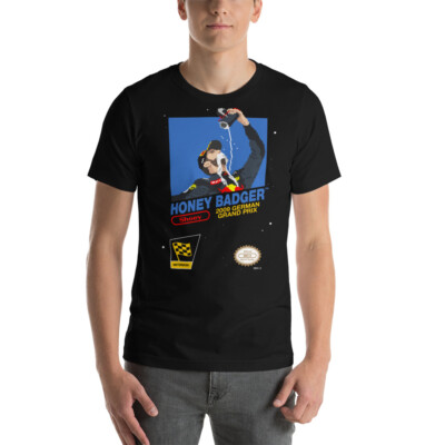 Daniel Ricciardo SHOEY Formula 1 F1 Alphatauri Alpha Tauri T-Shirt Honey Badger