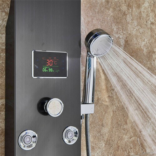 6 Función Panel de Ducha LED Columna de Hidromasaje Ducha de Acero Inoxidable ES - Imagen 9 de 12