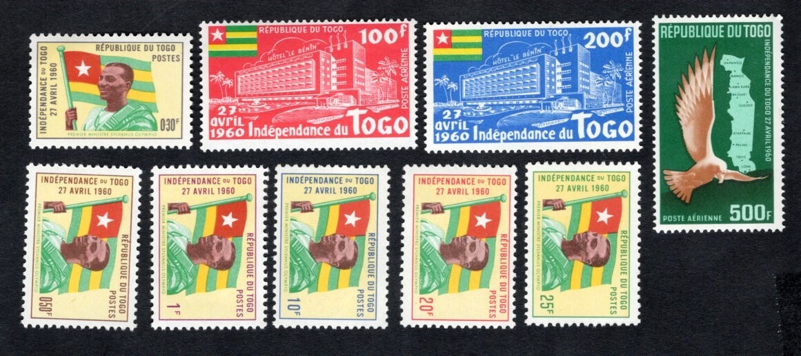 Togo 1970 stamps Mi#285-293 START8%ONLY MNH CV=24$