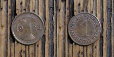 Germany 1 Reichspfennig 1924 A Coin