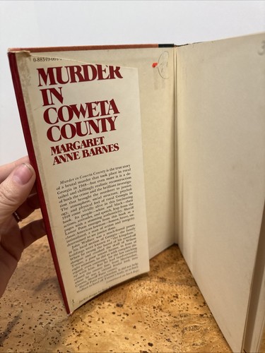 Murder in Coweta County by Margaret Anne Barnes 1st edition - Picture 6 of 15