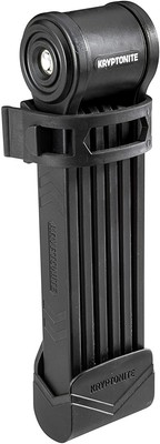 Kryptonite Keeper 510 Folding Lock: 100cm 3mm Black Neoprene Cover