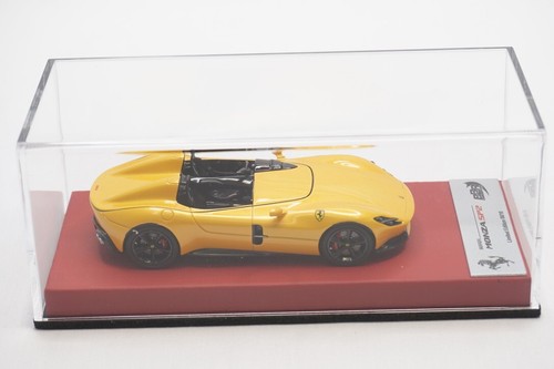 1/43 BBR FERRARI SP2 GIALLO TRISTATO GLOSS RED LEATHER BASE LE10 N MR - Picture 2 of 5