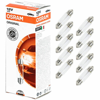 10x C10W 12V 10W 36mm SV8.5-8 OSRAM 6461 interior light auto car