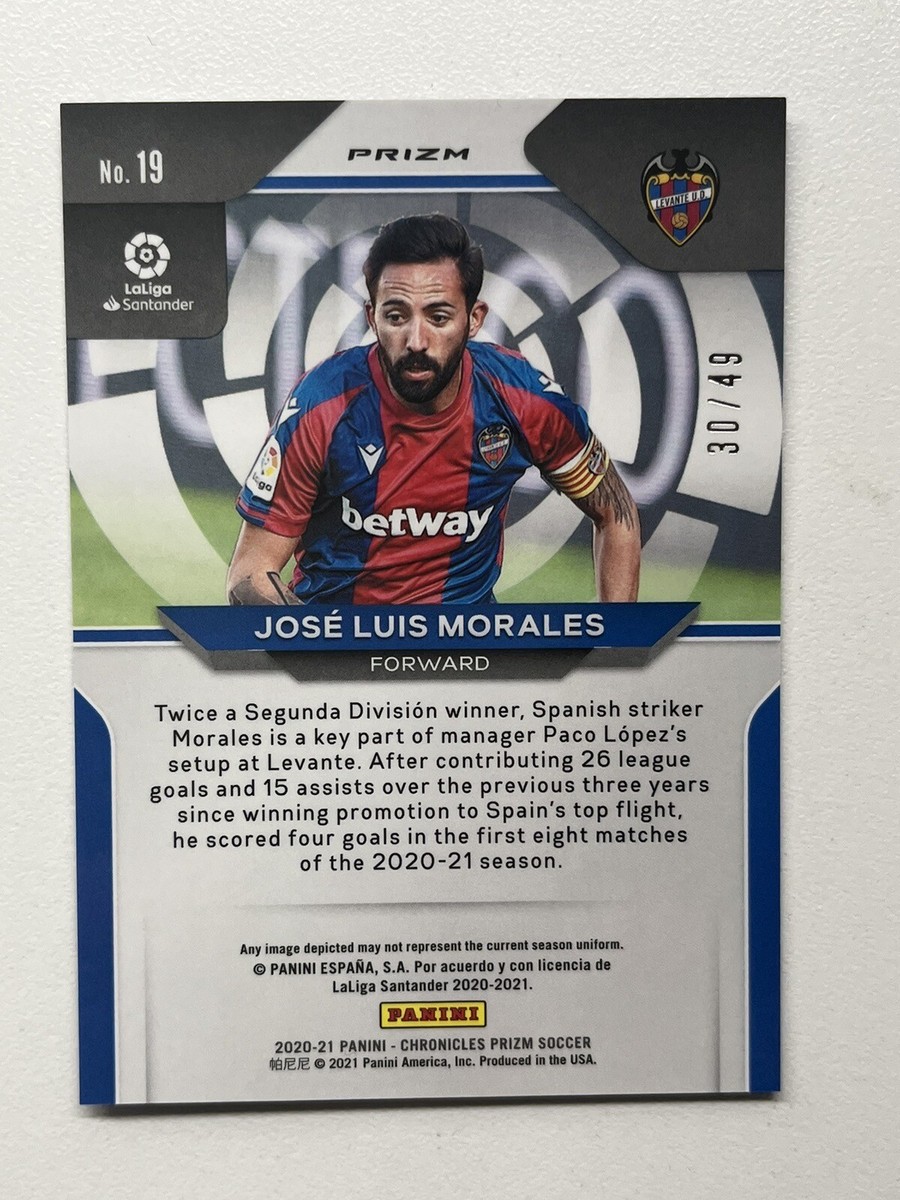 アンス ファティ Panini Chronicles Blue Prizm 2020-21 Panini Chronicles Prizm Blue #19 Jose Luis Morales