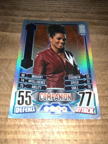 Martha Jones #4 Shiny Doctor Who Alien Attax Trading Card