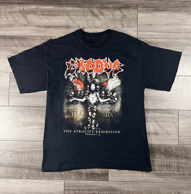 Exodus Band The Atrocity Exhibition Black Unisex T-Shirt All Size NI350