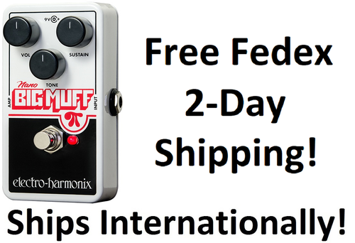 New Electro-Harmonix EHX Nano Big Muff Pi Fuzz Effects Pedal - 第 1/2 張圖片