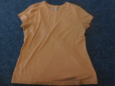 Tek Gear Womens Shirt Extra Large orange tee stretch active