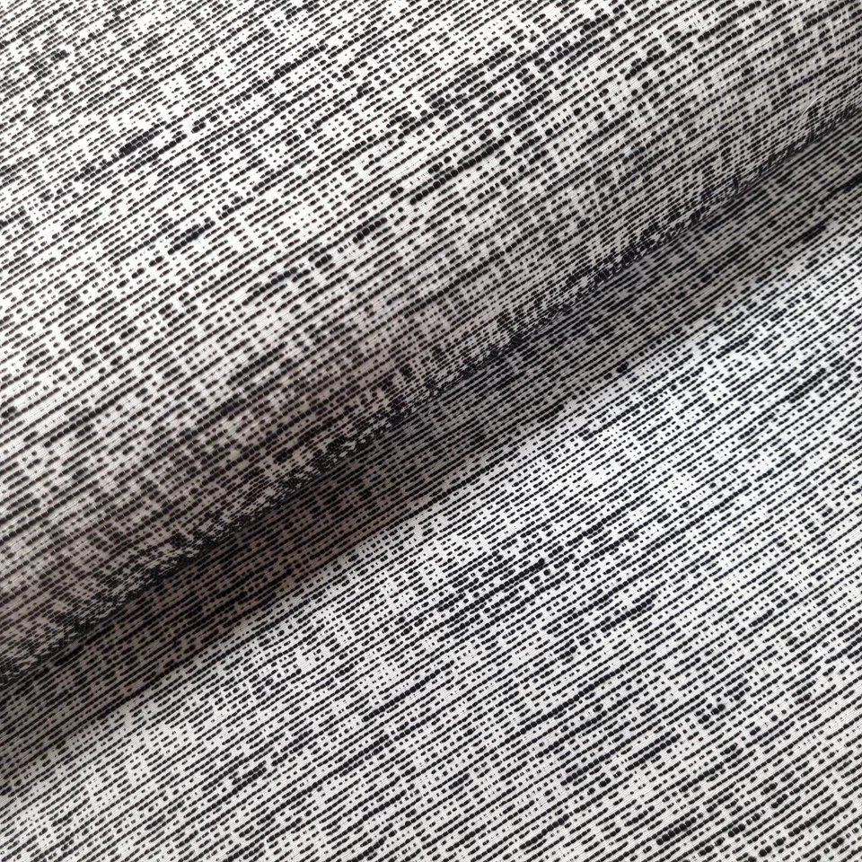 Jacquard Stoff mit geometrischem Muster schwarz, weiß Meterware 0,5 m - Bild 2 von 4