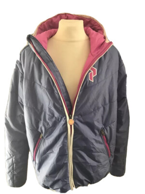 Peak Performance Jacke 160 158 Blau Pink Mädchen Skijacke Kapuze
