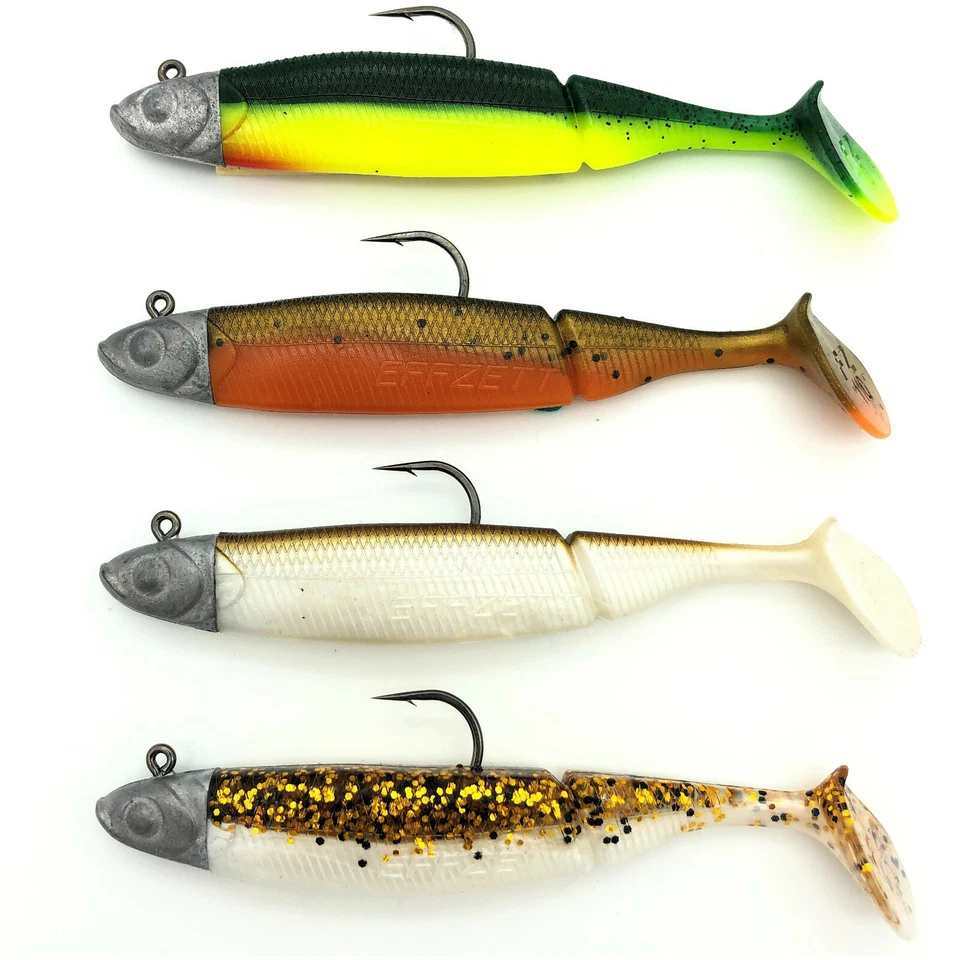 DAM EFFZETT RTF Shad Gummifisch + FZ Jigkopf - Raubfisch Köder - 7cm  9cm  11cm - Bild 2 von 2