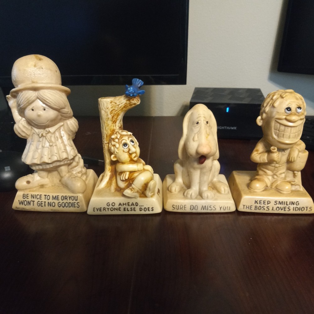 Lot of 4 Vintage Russ Berry Figurines