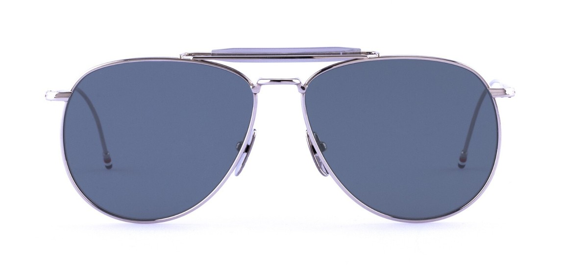 【送料&関税込】Thom Browne Ues116a/g0001 Sunglasses - Unise Thom Browne UES015A-G0001 Silver/Grey Blue (015A-046