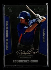 2013 Onyx Platinum Prospects Autographs Gold Ink #PPAU23 Rougned Odor RC Rangers