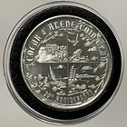 Coeur d’Alene Idaho Coin Club Morgan 1 Troy Oz .999 Fine Silver Art Round ￼Medal