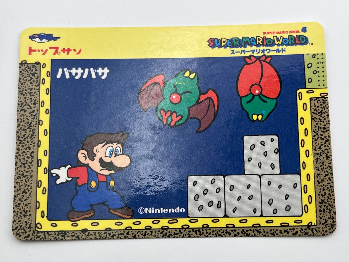 Swooper Mario Super Mario World Card Super Mario Bros.4 Swooper Mario Super Mario World Card Super Mario Bros.4