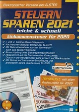 Steuern Sparen  CD Steuer CD Einkommensteuer Steuererklärung 2020 Elster Ullmann
