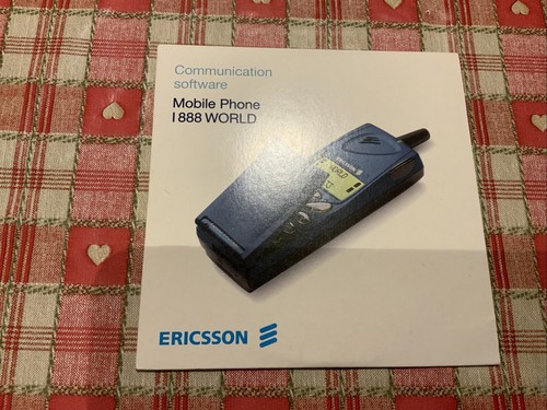 mobile phone vintage, 1999 Ericsson i888 World, CD software - 第 1/5 張圖片