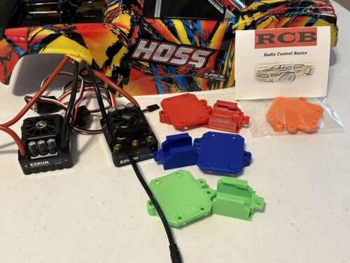 Supporto ESC, Traxxas Hoss, Hobbywing MAX8, MAX10, VXL-4S, Castle, interruttore/hardware