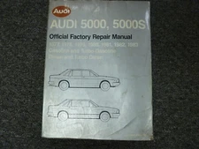 1977-1983 Audi 5000 5000S Quattro Gas Diesel Turbo Shop Service Repair Manual