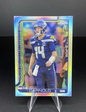 SAM DARNOLD Refractor 2025 Topps Chrome Football #275 Seattle Seahawks
