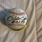 Pete Rose Reds Signed Baseball COA