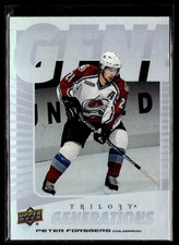2023-24 Upper Deck Trilogy Hockey Generations #TG-11A Peter Forsberg