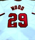 James Wood Signed MLB Washington Nationals Jersey Beckett COA