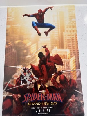 Zendaya signed Spider-Man Brand New Day 18x12 Poster With Video Proof