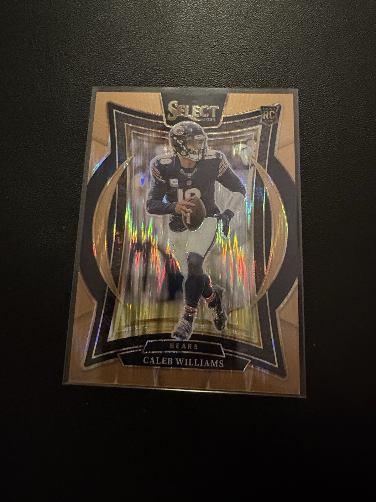 2024 Panini Select - Concourse Caleb Williams #25 Copper Shock Prizm /299 (RC)