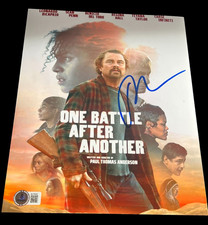 PAUL THOMAS ANDERSON SIGNED 8X10 POSTER PHOTO ONE BATTLE AFTER ANOTHER BECKETT E