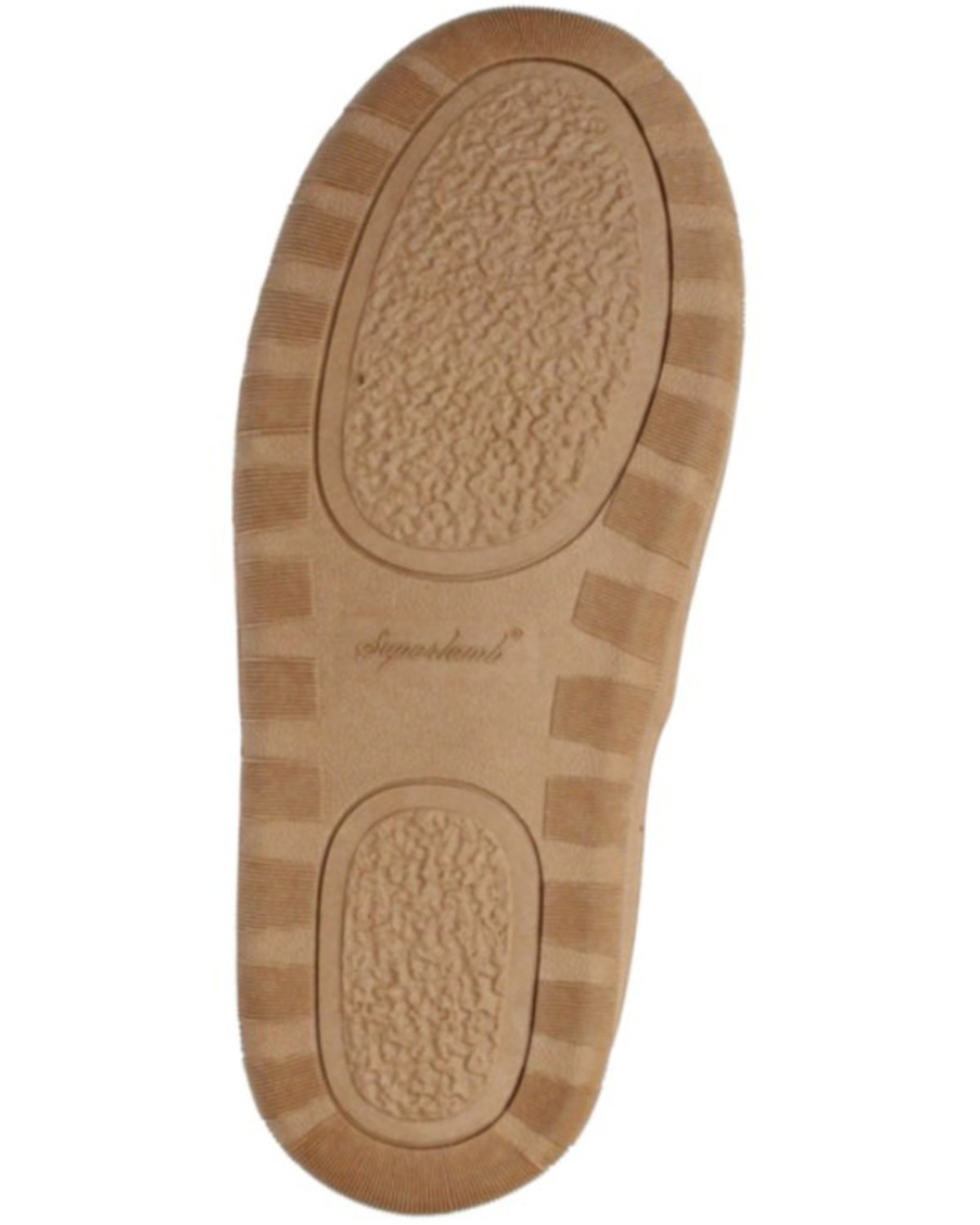 Superlamb Men's Shearling Slippers - Moc Toe Medium Brown 8 EEE