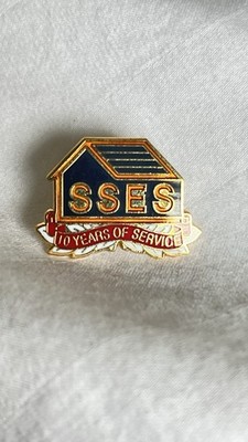 SSES Susquehanna Nuclear Power Plant 10 Year Service Award Lapel Pin