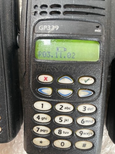 3 * Motorola GP339 VHF 136-174 5T12.5/25K 5W 255CH 2 way radio - Picture 11 of 24