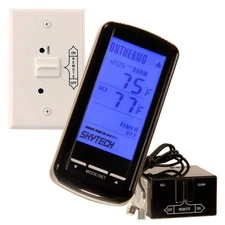 Skytech 5301 Timer/Thermostat Fireplace Remote Control w/ Backlit Touch Screen