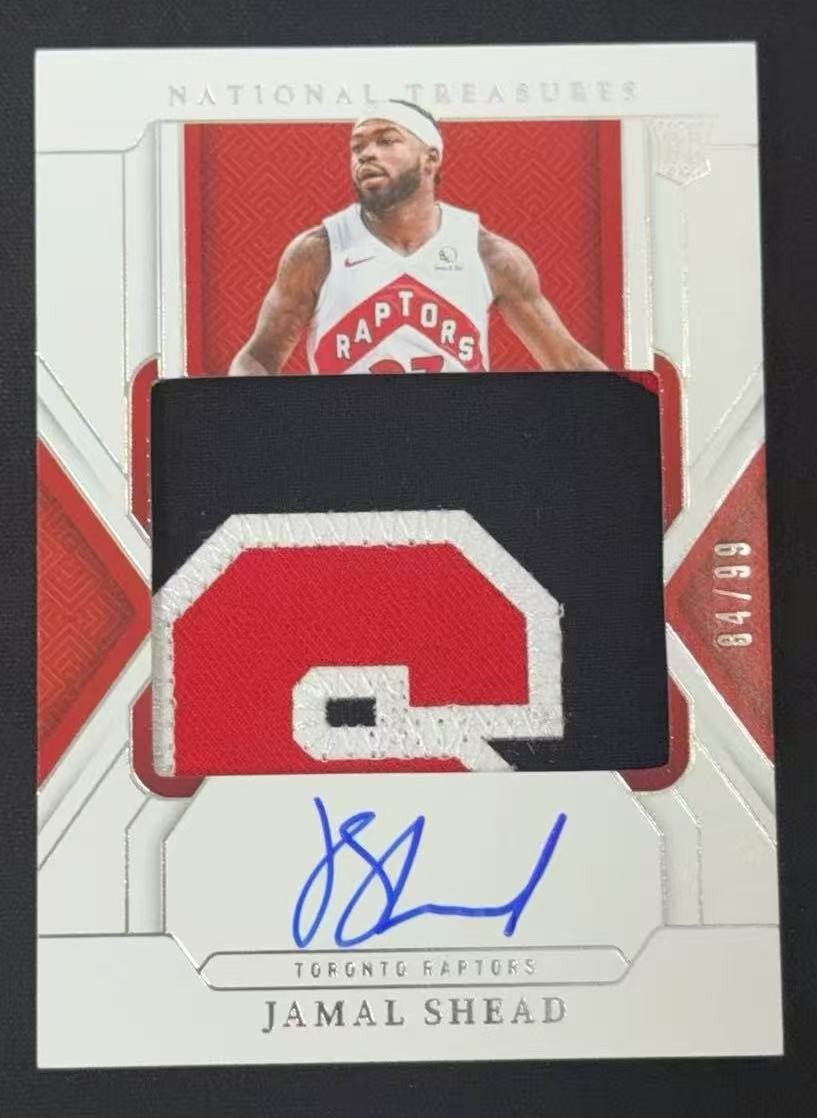 Jamal Shead 2024-25 Panini National Treasures 84/99 Auto Patch RC #125 -LAA1