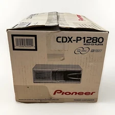 BNIB Vintage Pioneer CDX-P1280 12 Disc Car CD Changer (WITH CD TEXT) Damage READ