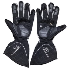Zamp RG10003L ZR-50 SFI 3.3/5 Race Gloves Black Large