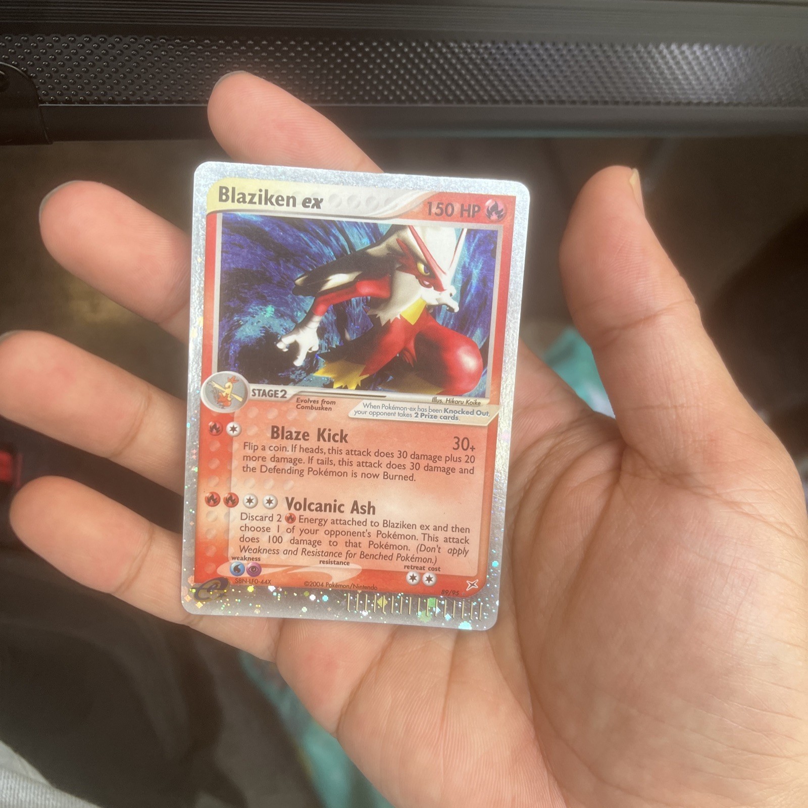 Blaziken ex 89/95 EX Team Magma Aqua 2004 Holo Rare Pokémon Card TCG
