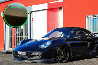 Spoilerschwert Frontspoiler Splitter aus ABS für Porsche Cayman 987 in OEM Optik