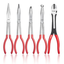 5 Pcs Needle Nose Pliers 11 In Long Needle Nose Plier Set With Storage Bag 5 Pcs Needle Nose Pliers 11 In Long Needle Nose Plier Set With Storage Bag
