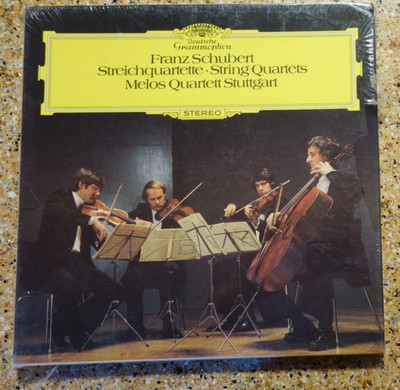 SCHUBERT String Quartets - Melos Quartett Stuttgart DGG 4 LP Box Set SEALED