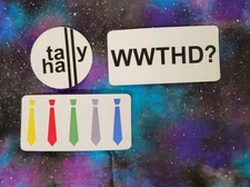 tally hall marvin's laptop notebook stickers glossy vinyl fan made ties wwthd