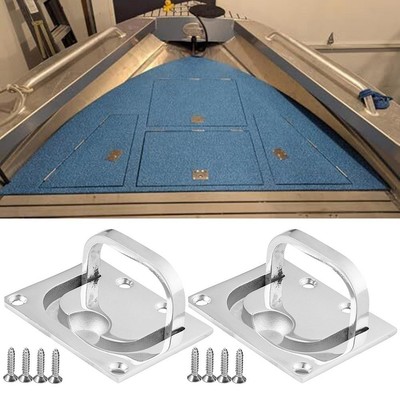 Edelstahl 2 Stück Flush Lift Zugring Griff für Marine Anwendungen