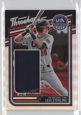 2026 Stars & Stripes Prizm USA Baseball Throwback Materials Levi Sterling sc8