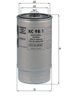 Mahle Kc 98/1 Kraftstofffilter FüR Bmw