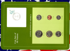 Coin Sets of All Nations United States 1979-1989 UNC $1 1979 50 cent 1989